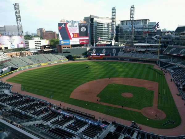 Truist Park, section: 430, row: 1, seat: 8