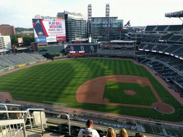 Truist Park, section: 431, row: 6, seat: 16