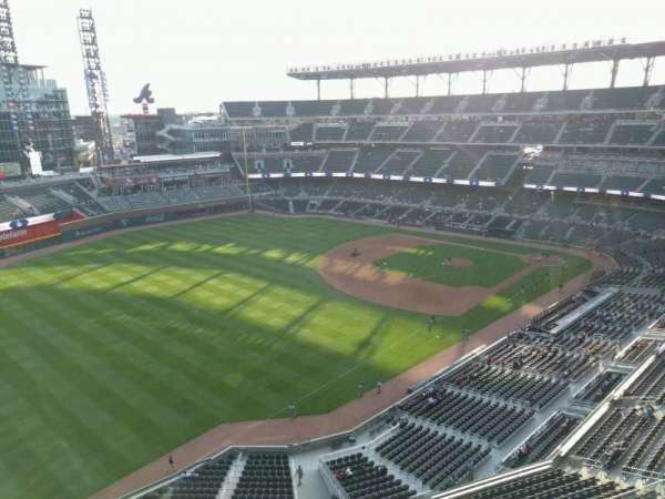 Truist Park, section: 442, row: 1, seat: 9