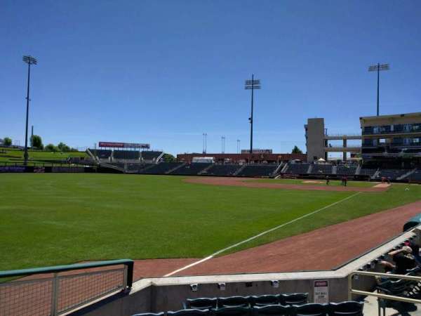 Isotopes Park, section: 123, row: g, seat: 9