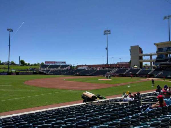 Isotopes Park, section: 117, row: l, seat: 14