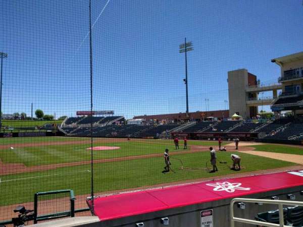 Isotopes Park, section: 113, row: j, seat: 5