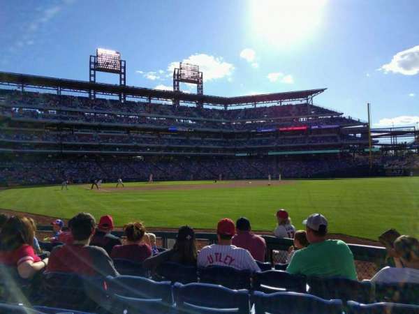 Citizens Bank Park, section: 109, row: 7, seat: 13