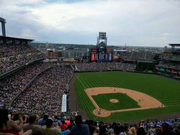 Coors Field, section: U328, row: 24, seat: 13