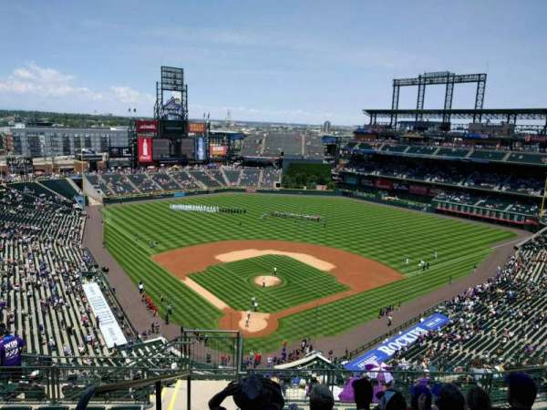 Coors Field, section: U329, row: 17, seat: 19