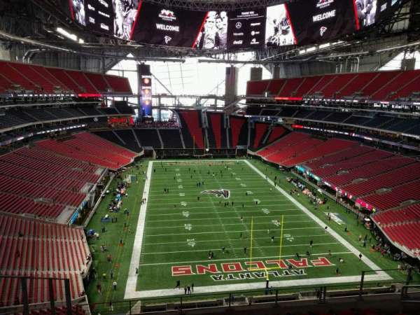 Mercedes-Benz Stadium, section: 327, row: 8, seat: 10