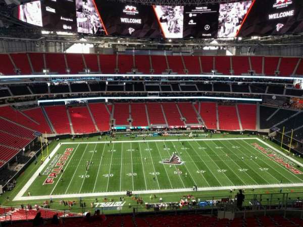 Mercedes-Benz Stadium, section: 313, row: 17, seat: 12