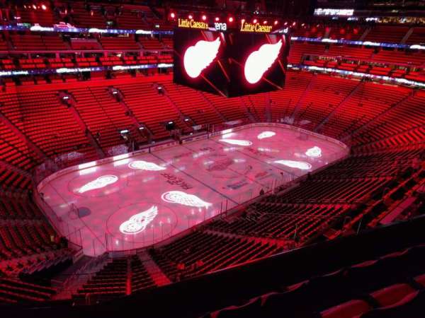 Little Caesars Arena, section: 215, row: 4, seat: 8