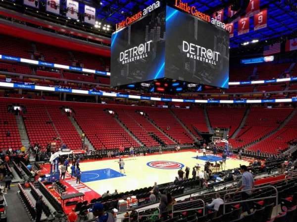 Little Caesars Arena, section: 125, row: 16, seat: 13