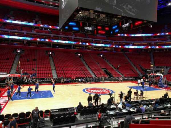 Little Caesars Arena, section: 124, row: 11, seat: 9