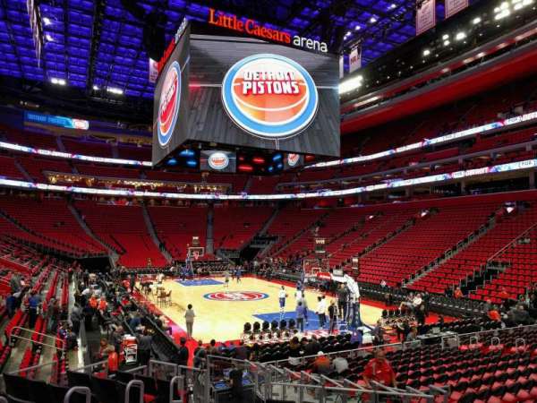 Little Caesars Arena, section: 117, row: 9, seat: 9