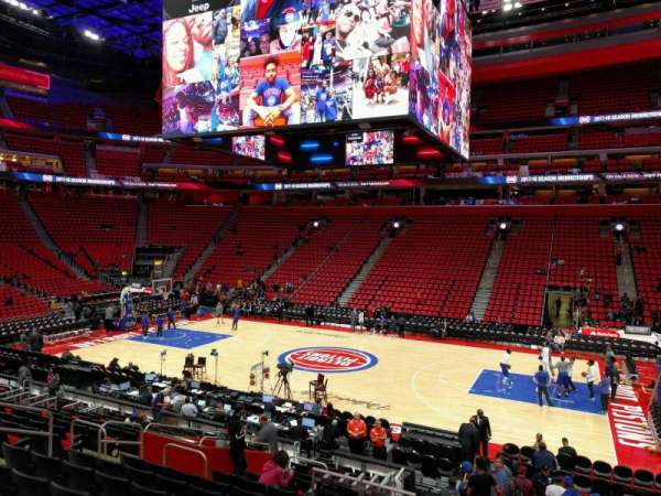 Little Caesars Arena, section: 120, row: 16, seat: 7