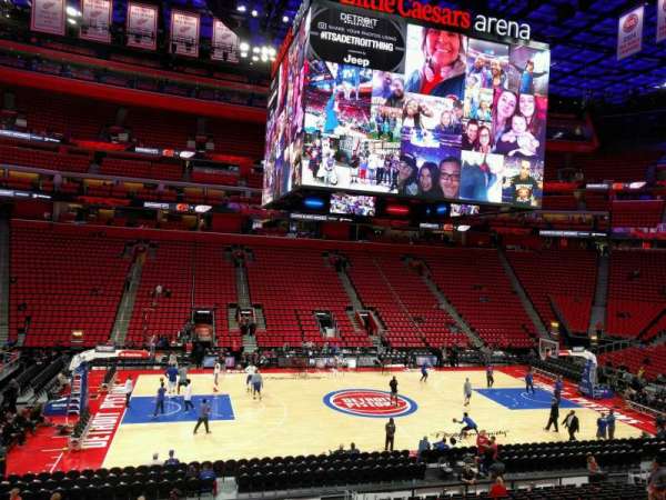Little Caesars Arena, section: 111, row: 20, seat: 7