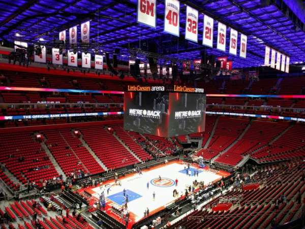 Little Caesars Arena, section: m31, row: 4, seat: 12