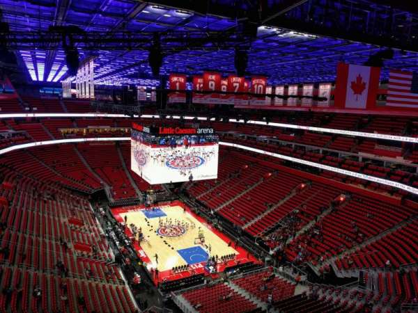 Little Caesars Arena, section: 221, row: 7, seat: 12