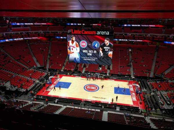 Little Caesars Arena, section: 211, row: 6, seat: 9