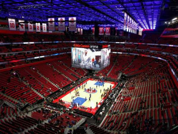Little Caesars Arena, section: 232, row: 5, seat: 4