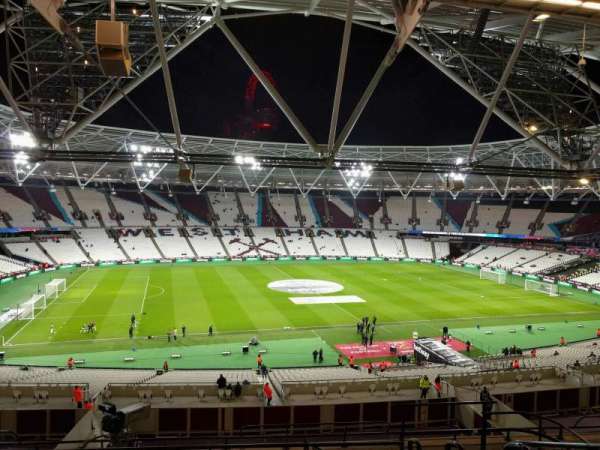 London Stadium, section: 206, row: 55, seat: 504