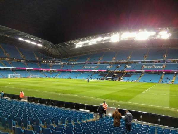 Etihad Stadium, Manchester, section: 001, row: 18, seat: 19
