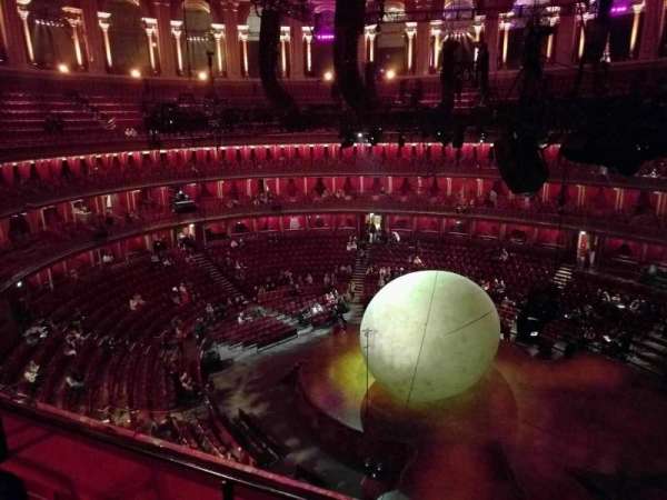 Royal Albert Hall, section: Rausing Circle Y, row: 2, seat: 118
