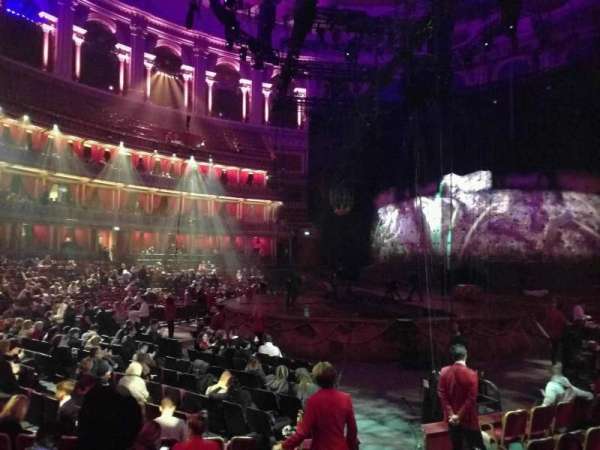 Royal Albert Hall, section: Stalls L, row: 8, seat: 94