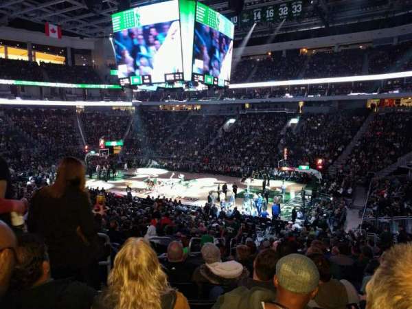 Fiserv Forum, section: 115, row: 22, seat: 20