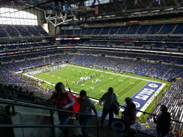 Lucas Oil Stadium, section: 607, row: 6, seat: 9
