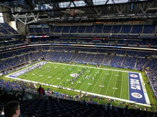 Lucas Oil Stadium, section: 610, row: 14, seat: 11