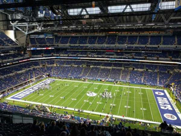 Lucas Oil Stadium, section: 611, row: 15, seat: 8