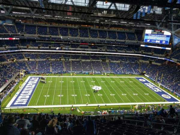 Lucas Oil Stadium, section: 615, row: 18, seat: 9