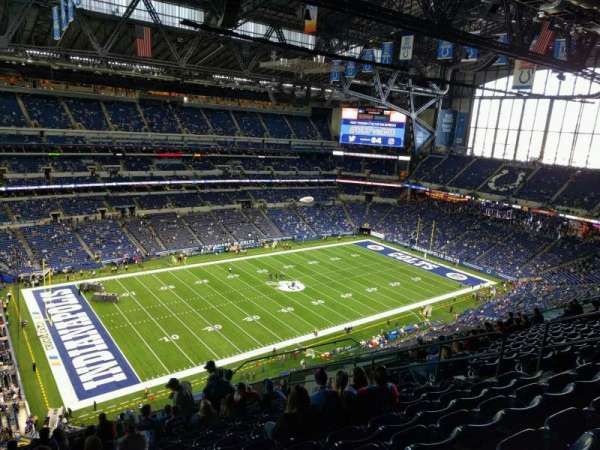 Lucas Oil Stadium, section: 618, row: 14, seat: 11