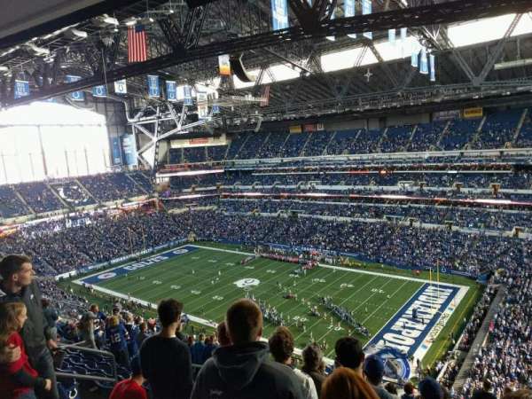 Lucas Oil Stadium, section: 634, row: 14, seat: 9
