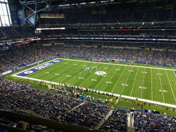 Lucas Oil Stadium, section: 538, row: 5w, seat: 1