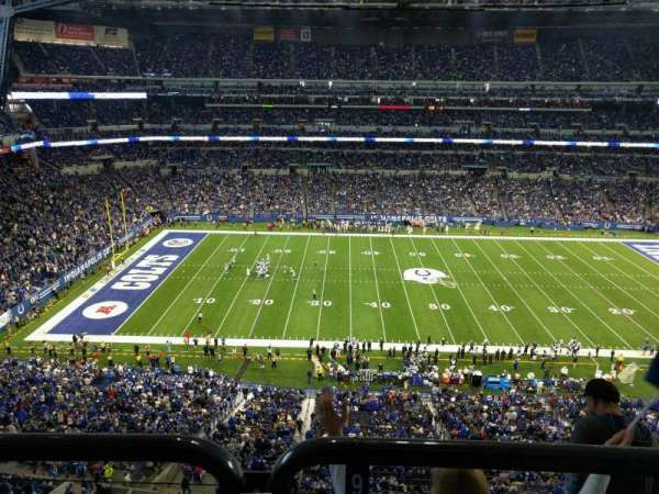 Lucas Oil Stadium, section: 541, row: 5w, seat: 9