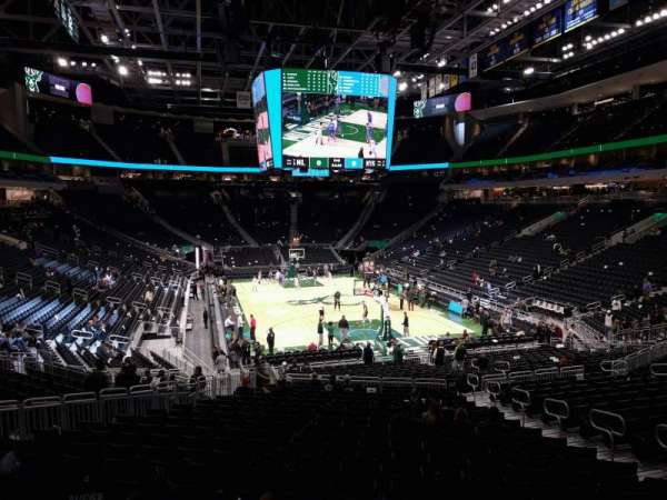 Fiserv Forum, section: 102, row: 24, seat: 10