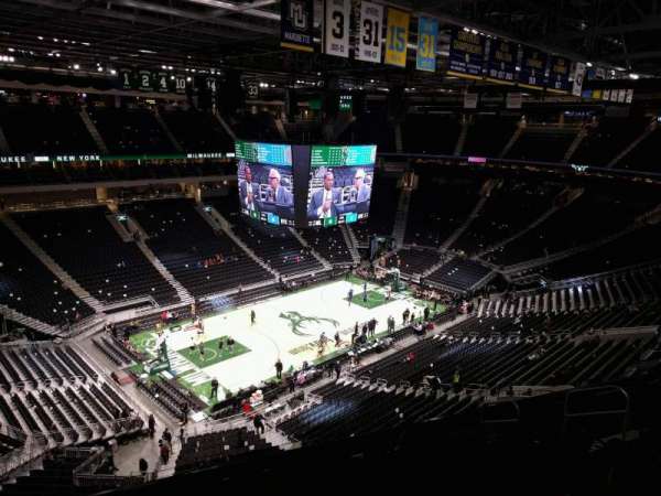 Fiserv Forum, section: 225, row: 9, seat: 10
