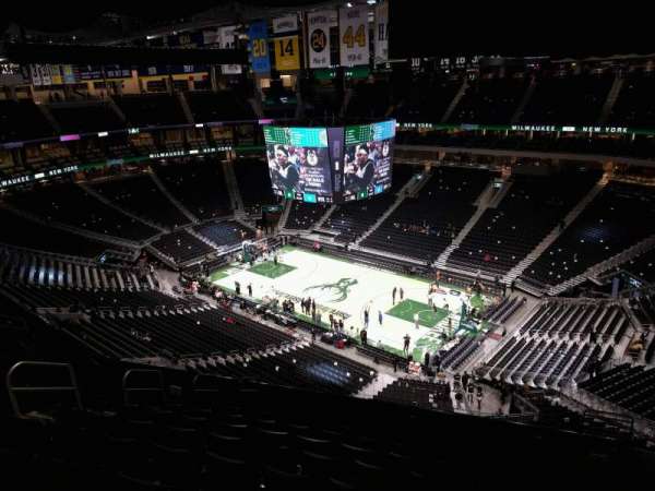 Fiserv Forum, section: 219, row: 13, seat: 7