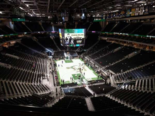 Fiserv Forum, section: 202, row: 6, seat: 10