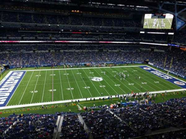 Lucas Oil Stadium, section: 515, row: 5w, seat: 5