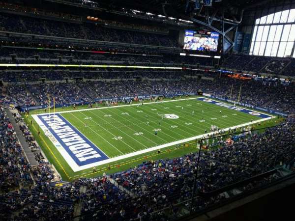 Lucas Oil Stadium, section: 519, row: 2, seat: 3