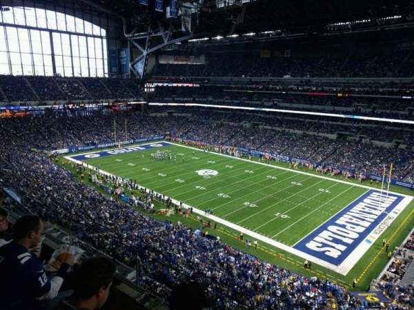 Lucas Oil Stadium, section: 534, row: 2, seat: 1