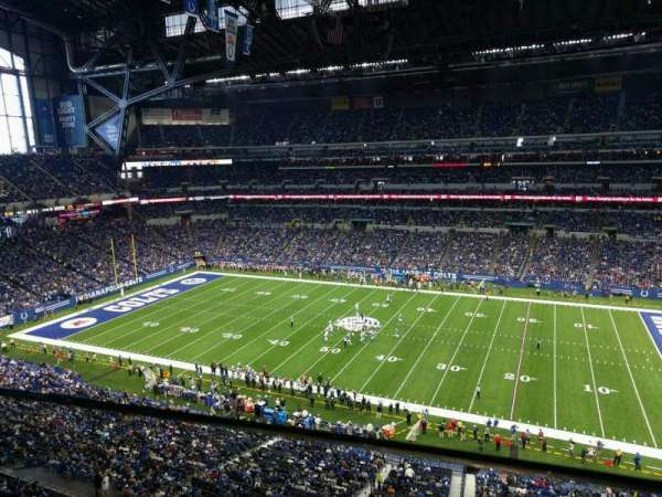 Lucas Oil Stadium, section: 537, row: 1, seat: 22