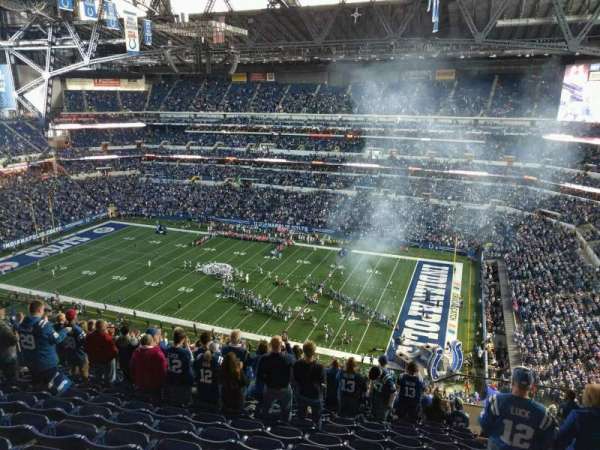 Lucas Oil Stadium, section: 636, row: 13, seat: 8