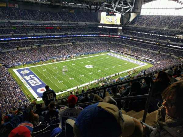 Lucas Oil Stadium, section: 646, row: 15, seat: 3