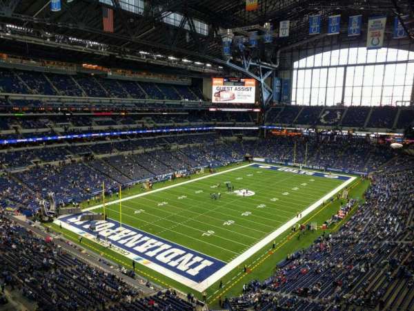 Lucas Oil Stadium, section: 522, row: 1, seat: 11