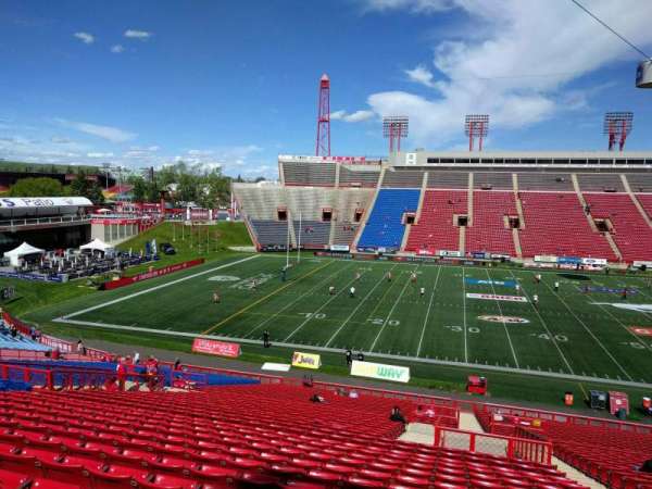McMahon Stadium, section: h, row: 41, seat: 5