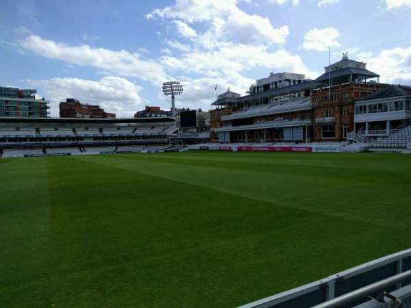 Lord's Cricket Ground, section: Grandstand A, row: 2, seat: 39