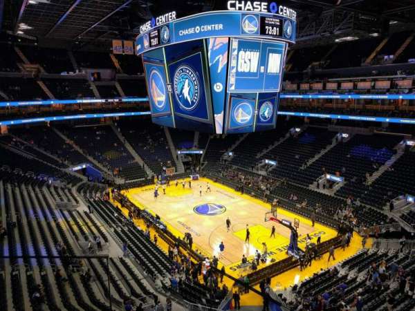 Chase Center, section: 201, row: 2, seat: 3