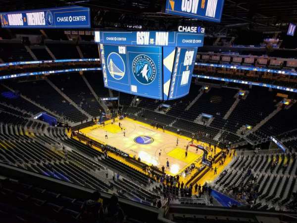 Chase Center, section: 203, row: 11, seat: 6