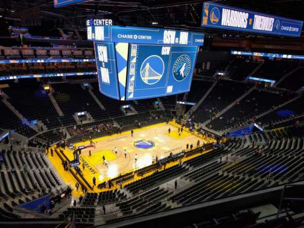 Chase Center, section: 209, row: 10, seat: 4